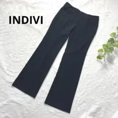 INDIVI インディヴィ スラックス ローライズ ビジネス レディース S