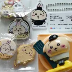 うさぎ あのこ 6点セット フィギュア アクキー ラバチャ 缶バ マグネット