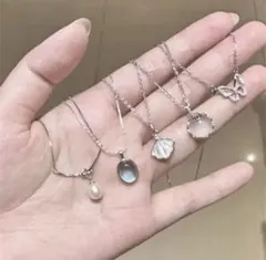 シルバー ネックレス 5点セット