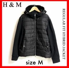H&Ꮇ✨レギュラーフィットハイブリッドジャケット　ブラック　Mサイズ
