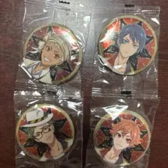 ツイステ　缶バッジ４個セット