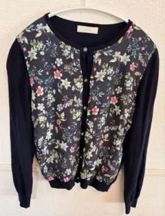 anysis フラワープリント 長袖カーディガン