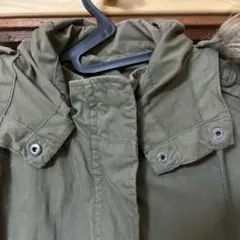 フード付きミリタリージャケット オリーブグリーン