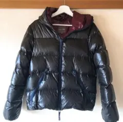 DUVETICA フード付きダウンジャケット 46 ブラック