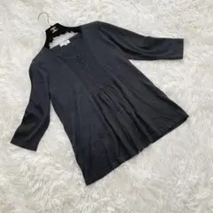 美品☆自由区　ニット　チャコール　40 オンワード樫山