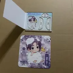 ブルーロック　極楽湯　御影玲王　ミニアクリルスタンド　コースター