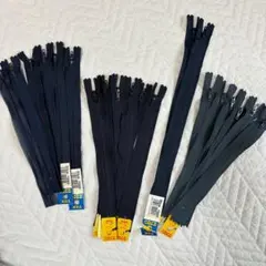 【新品】エフロン　YKK ダークブルーファスナー　20本セット