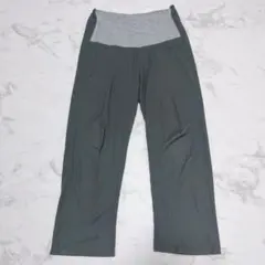 マタニティ リブワイドパンツ