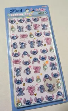 正規品　クーリア　ボンボンドロップシールミニ　スティッチ