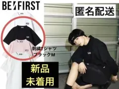 【他ページにてお値下げ中！】　FILA×BE:FIRST刺繍Tシャツ ブラックM