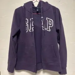 GAP 紫色 フルジップパーカー M