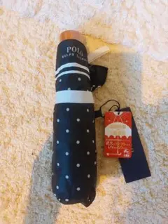 POLO RALPH LAUREN 晴雨兼用 折りたたみ傘 ドット 新品