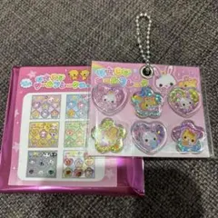 平成レトロ トレーディング おはじきシールフレーク風 フワフワらびちゃん