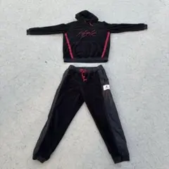 JORDAN ブラックパーカーとパンツセット L