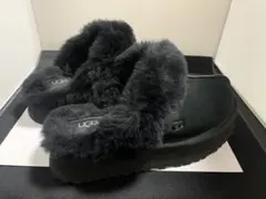 j*p様 UGG ブラック ムートンスリッポン