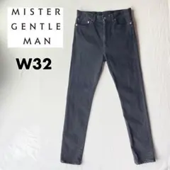【美品】ミスタージェントルマン スキニーブラックデニムパンツ 【h14】のサムネイル
