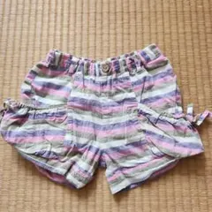 ストライプ 半ズボン カジュアル120㎝