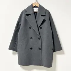 美品✨UNITED ARROWS メルトンPコート　グレー　36