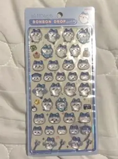 ちいかわ　ハチワレ　ボンボンドロップシール