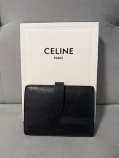 CELINE セリーヌ 二つ折り財布 ブラックのサムネイル