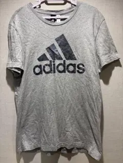 adidas グレー Tシャツ サイズM