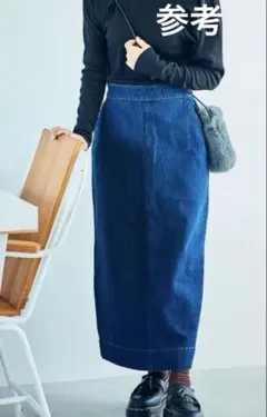 しまむら　桃　デニムスカート S 未使用
