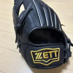 ⚠️美品　ZETT ソフトボール グローブ 左投げ用 黒　 　大人用