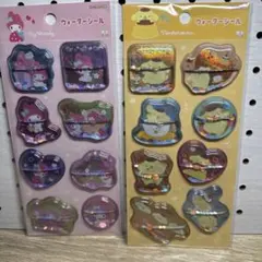 サンリオ　ウォーターシール　ポムポムプリン　マイメロ 2種セット (w11)