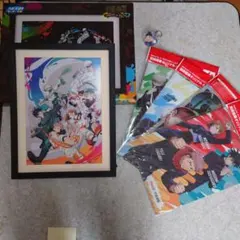 呪術廻戦　SEGAラッキーくじ　額入りアート　その他グッツセット