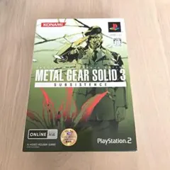 PS2 METAL GEAR SOLID 3 SUBSISTENCE 初回生産版