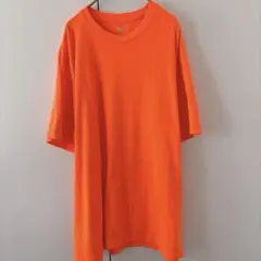オレンジ XL Tシャツ 半袖 大きいサイズ ゆったり トップス 派手 メンズ