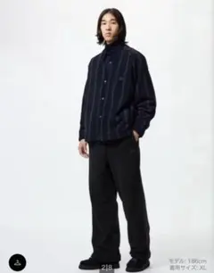 ユニクロ　Needles フリースワイドパンツ　カーディガン　セット　XL