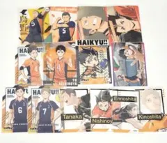 ハイキュー クリアカード 箔押し 田中 西谷 縁下 木下