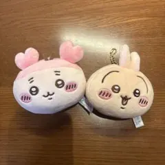 ちいかわ　古本屋&うさぎ　ぬいぐるみフェイスマスコット