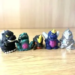 東宝怪獣シリーズ　ゴジラ　ミニソフビクロニクルvol.1 全5種
