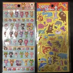 キラリンポップシール　アニマル　　キャラクター