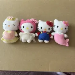 希少⭐︎ハローキティ⭐︎ぬいぐるみマグネット⭐︎4種セット - メルカリ