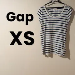 Gap XS ストライプ ノースリーブ Tシャツ