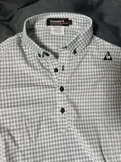 le coq sportif GOLF メンズ ゴルフシャツ L グレーのサムネイル