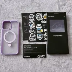 CASEKOO iPhone14ProMax ケース カバー ライトパープル