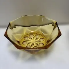 6個　曽我ガラス アンバーガラス 小鉢 SOGA レトロ