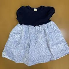 petit main 花柄ワンピース 90cm