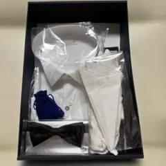 新郎小物セット 7点セット ウィングカラーシャツ 3L 結婚式 披露宴
