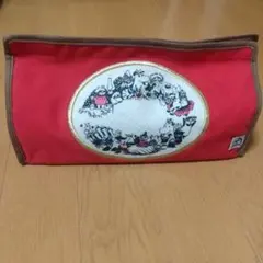 ムーミン ティッシュケース レッド