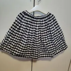 グローバルワーク　チェックスカート　パンツ付き　ジュニアМ