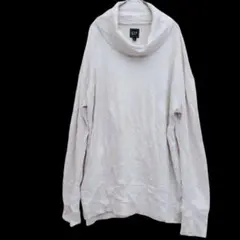 GAP 【S】ホワイト タートルネック 長袖 カットソー ギャップ
