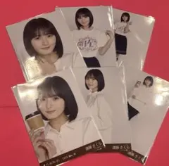 乃木坂46 遠藤さくら 生写真 14thBD ライブT 白シャツスキニーデニム