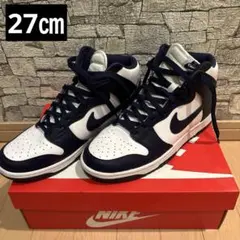 Nike Dunk Highレトロ　ホワイト/ネイビー