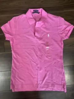 Ralph Lauren ピンク ポロシャツ スリムフィット