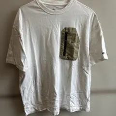 KELTY ポケット付き半袖Tシャツ ホワイト